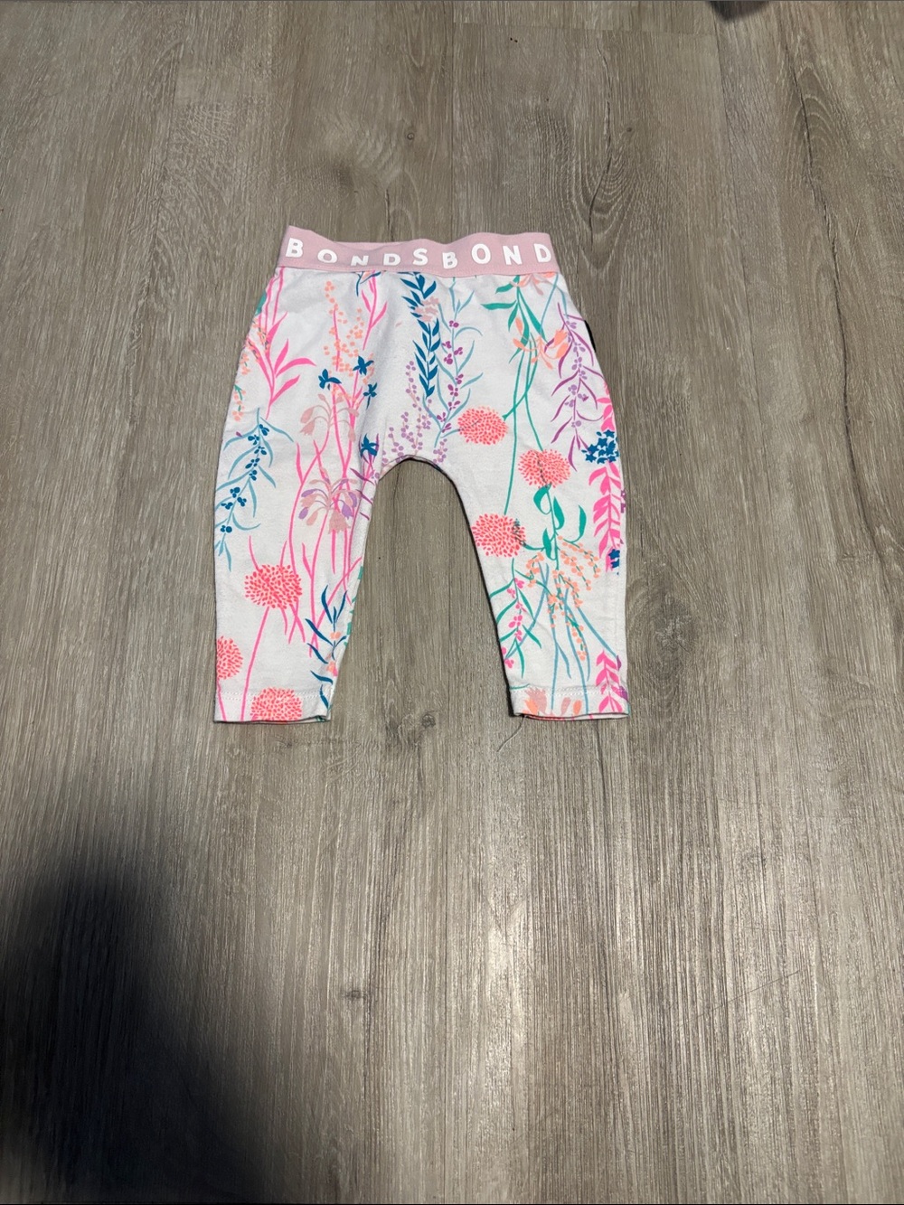 Bonds Pink Floral Print Leggings